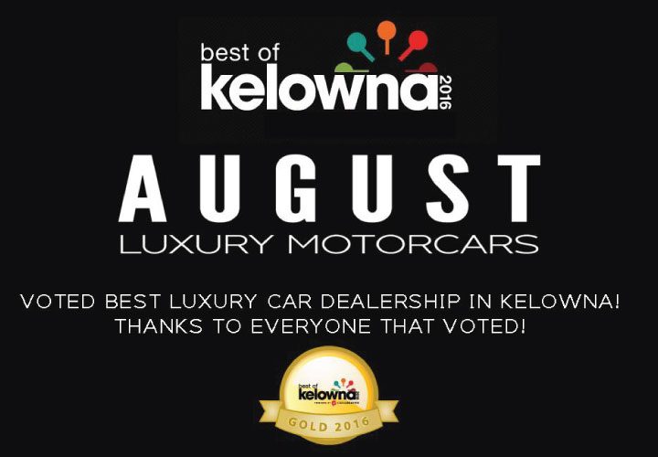 August Luxury Motorcars Best Of Kelowna