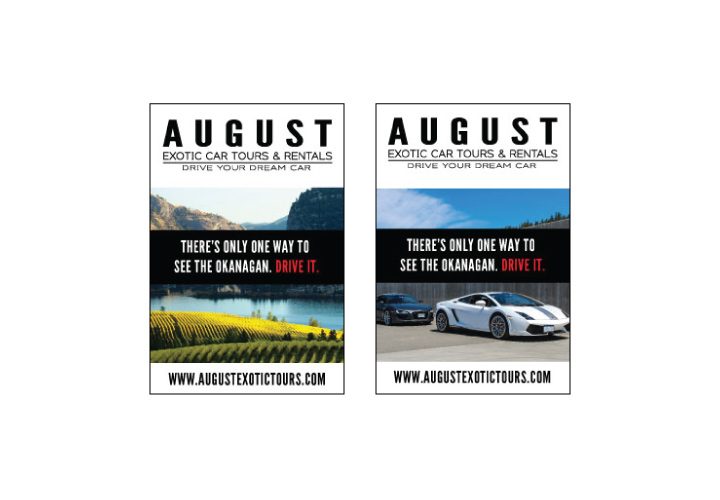 August Exotic Car Tours & Rentals Advertisement